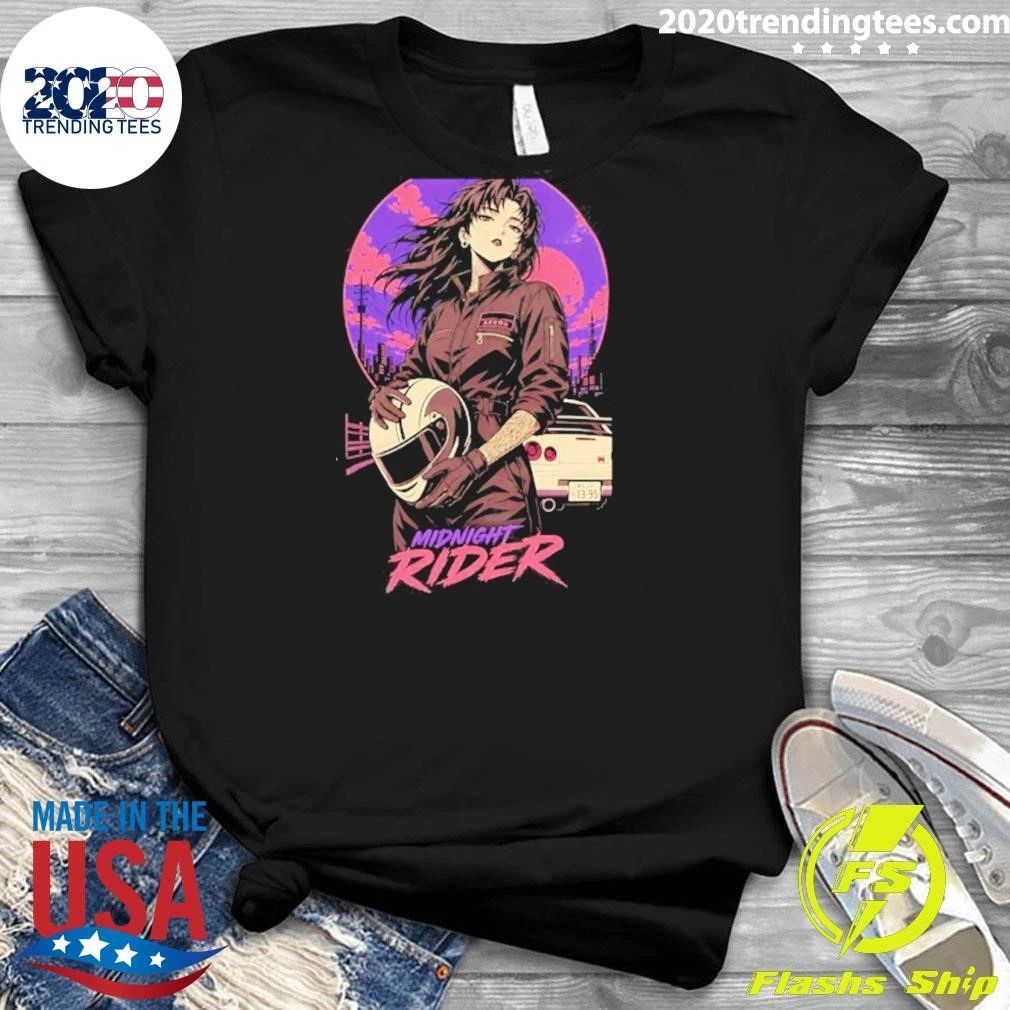 Girl Racing Midnight Rider Vintage Shirt