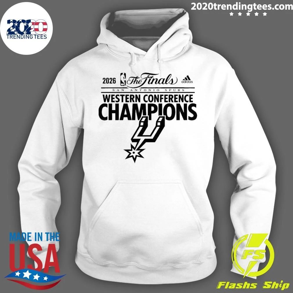 2026 San Antonio Spurs Western Conference Champions white Shirt