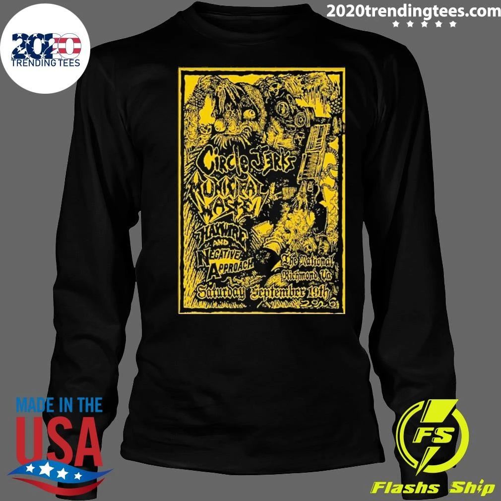 Circle Jerks 9 19 2026 Richmond Va Poster Shirt