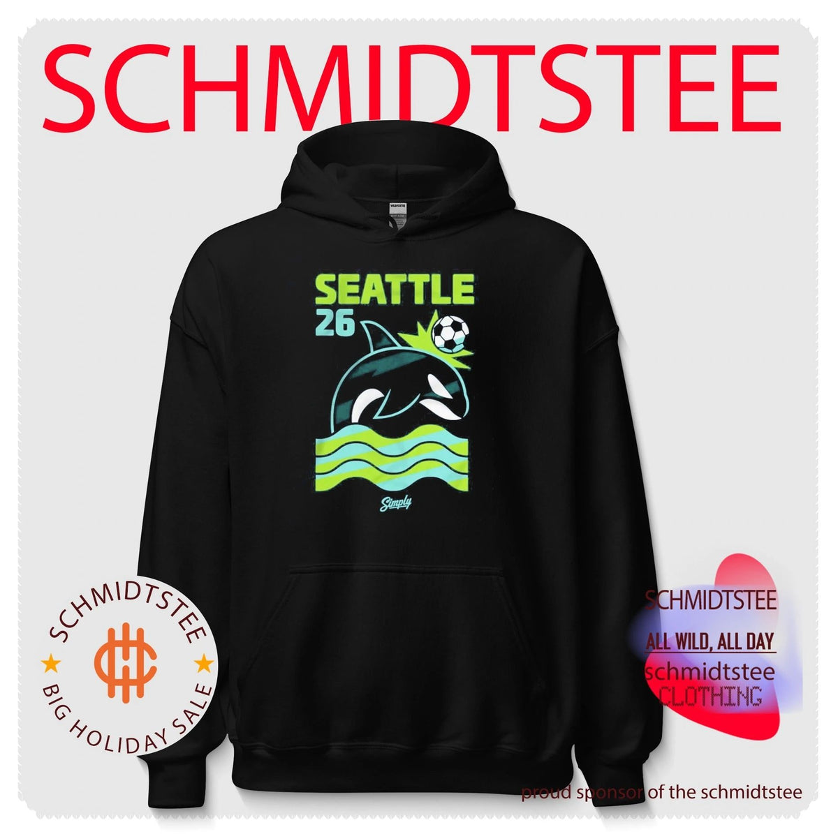 Seattle 26 Wild Whale Soccer shirt