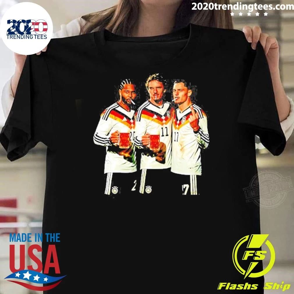 German Football The Middle Finger Gesture 4 Shirt
