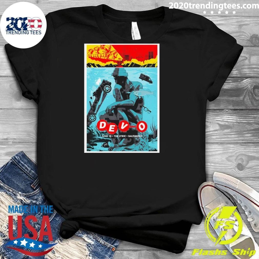 Devo Baltimore MD Tour On June 10 2026 Shirt