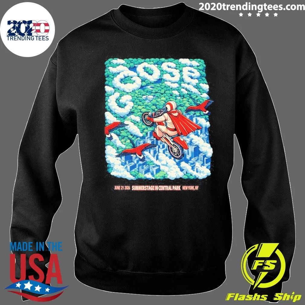 Goose Summerstage In Central Park June 21 2026 New York NY Shirt