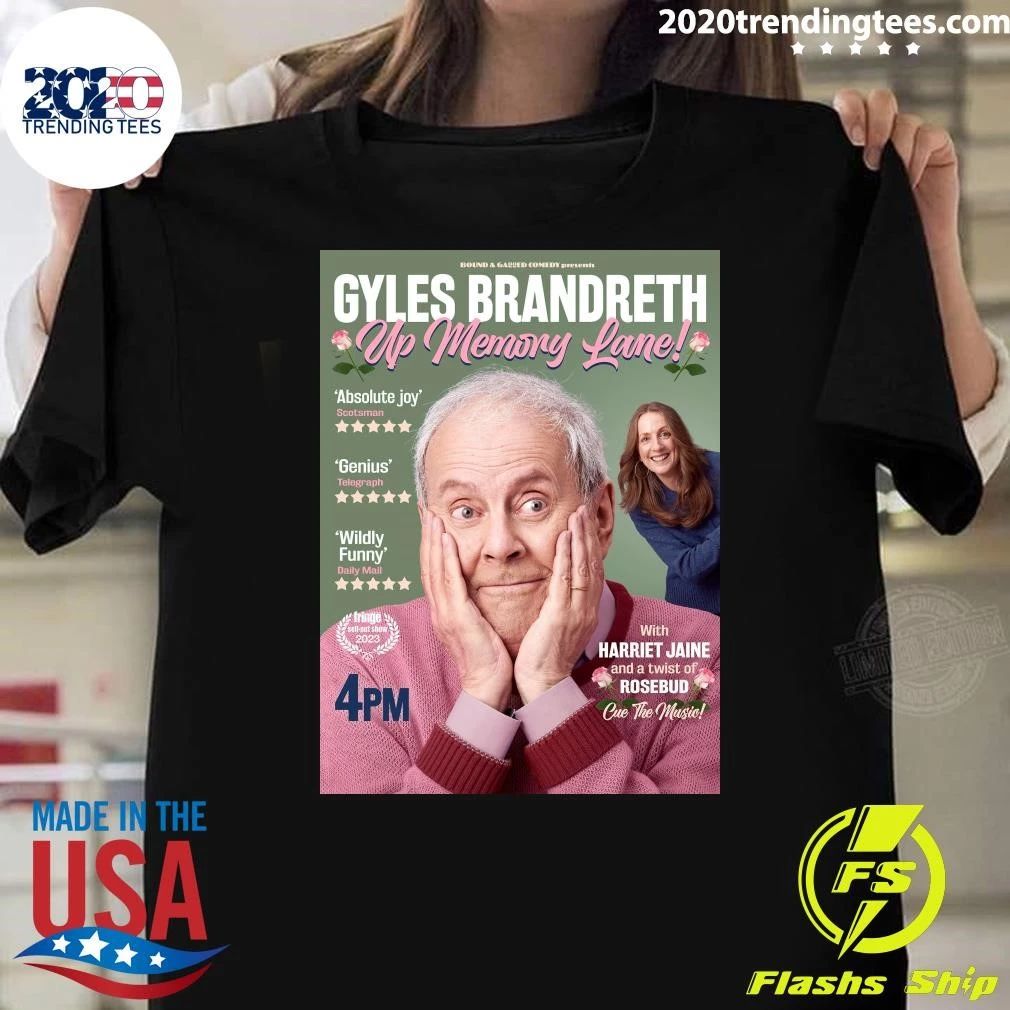 Bound & Gassed Comedy Presents Gyles Brandreth Up Memory Lane Shirt