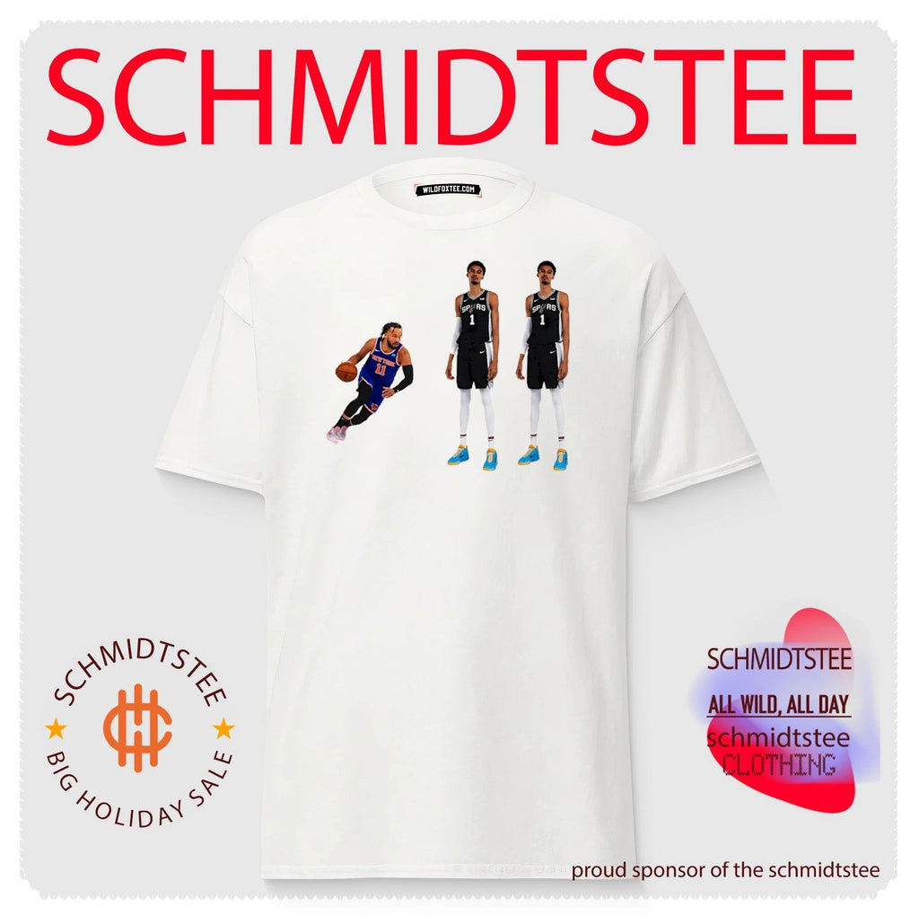 Knicks in 9.11 Jalen Brunson and Victor Wembanyama shirt