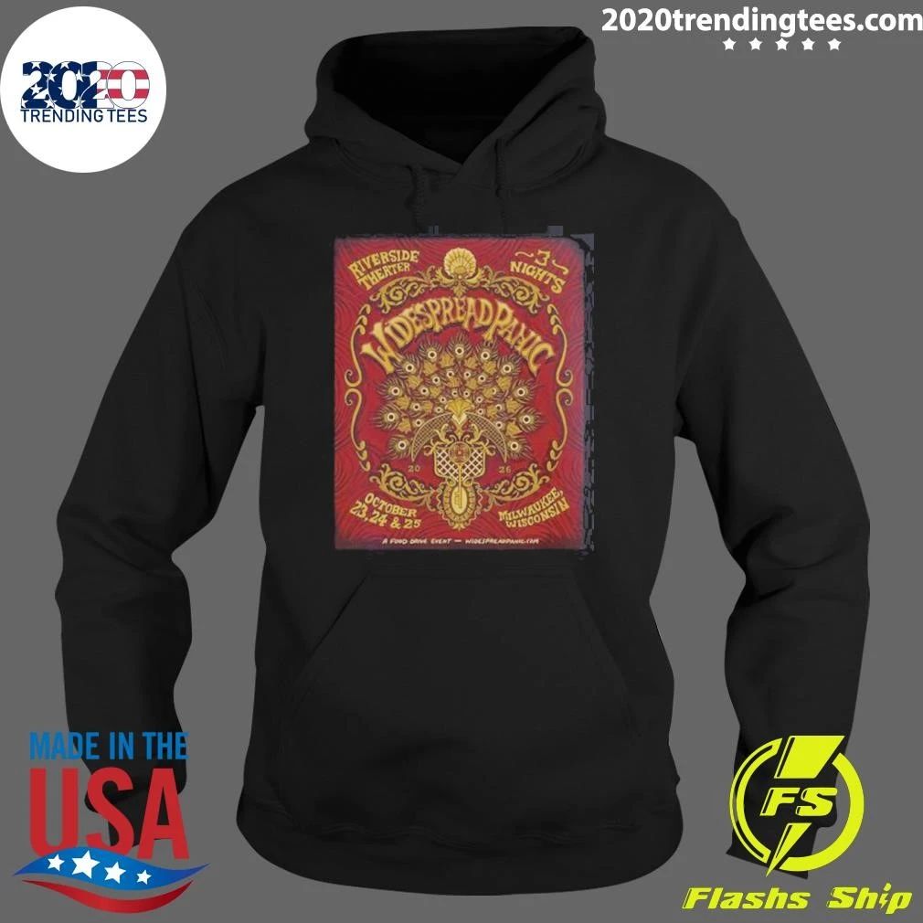 Widespread Panic Live At Riverside Theater Milwaukee Wisconsin On October 23 24 And 25 2026 Shirt