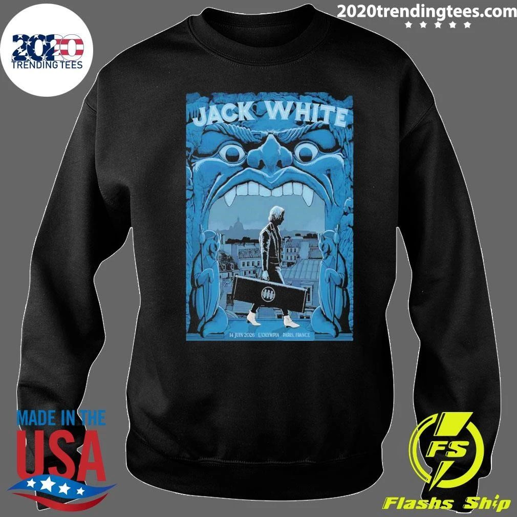 Jack White L’Olympia in Paris France June 14 2026 Shirt
