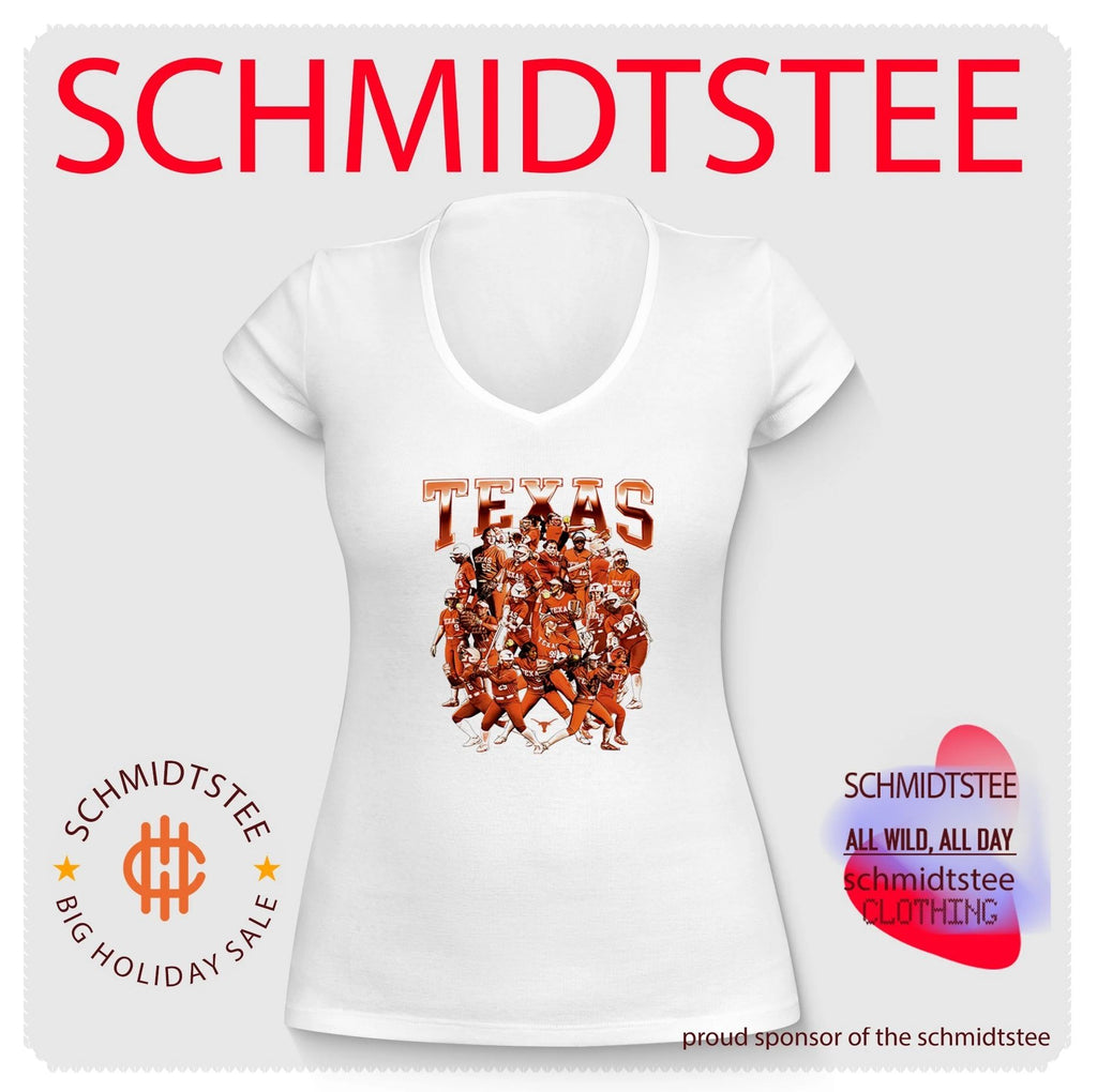 Texas Longhorns NCAA Softball Team Collage shirt