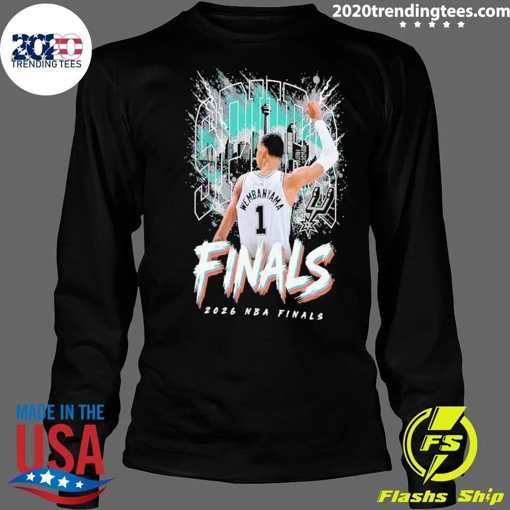 Victor Wembanyama San Antonio Spurs Outerstuff Youth 2026 NBA Finals City Shirt