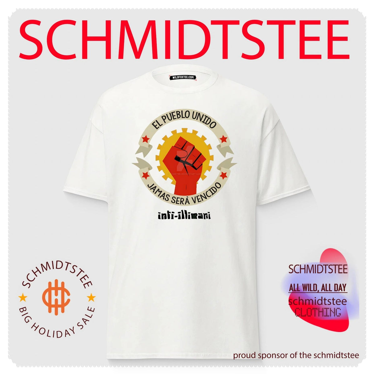 El pueblo unido jamas sera vencido inti-illimani shirt