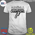 2026 San Antonio Spurs Western Conference Champions white Shirt