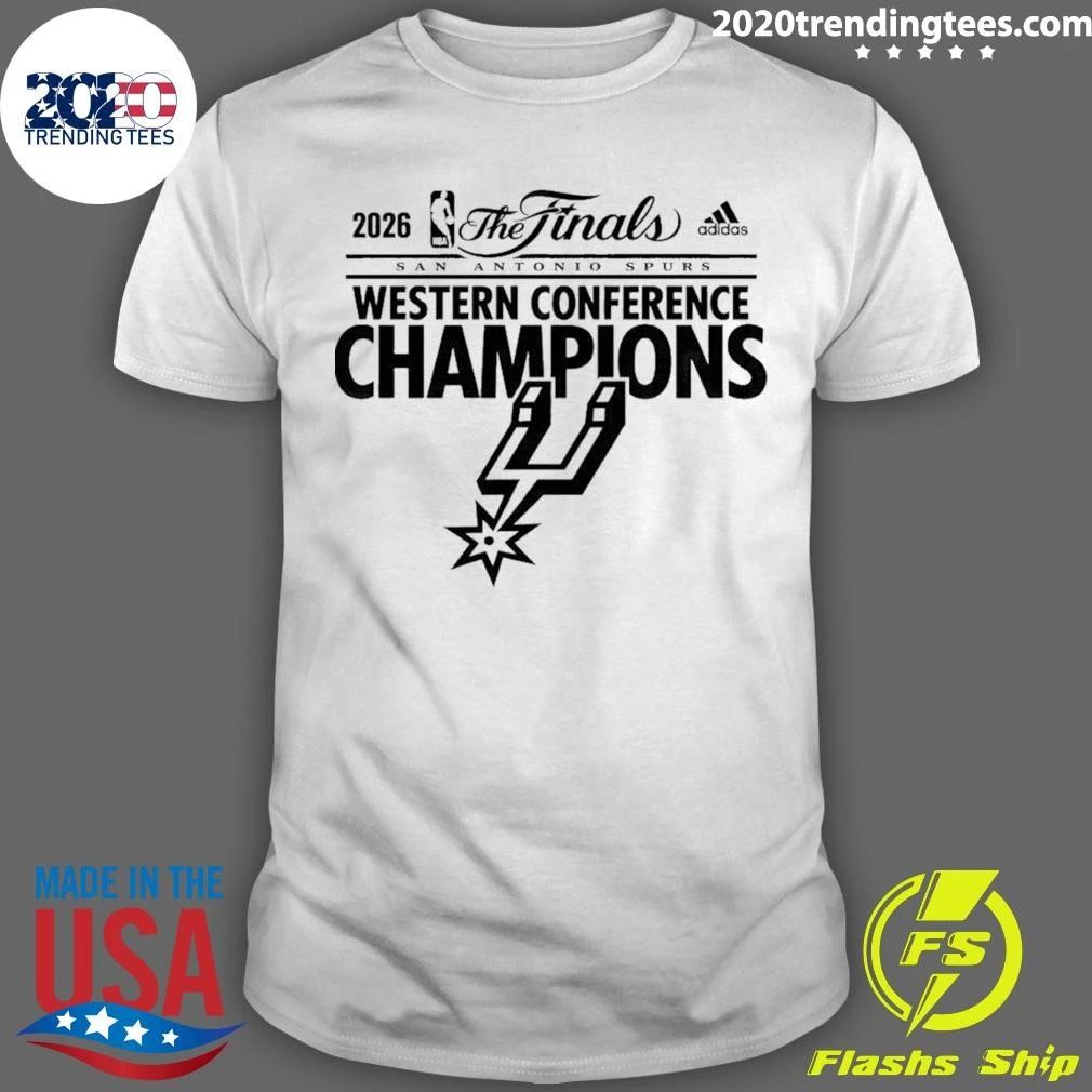2026 San Antonio Spurs Western Conference Champions white Shirt