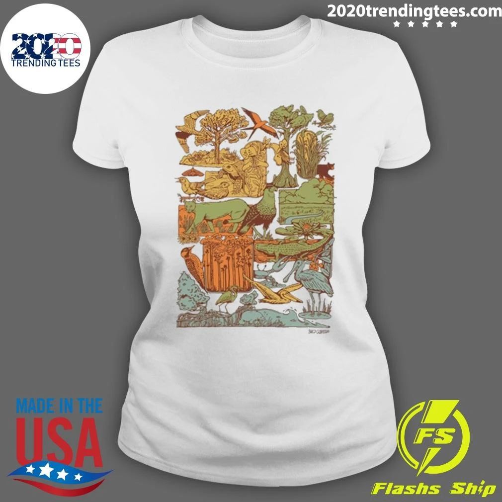 Florida Wildlife Corridor Bird Collective Tee Shirt