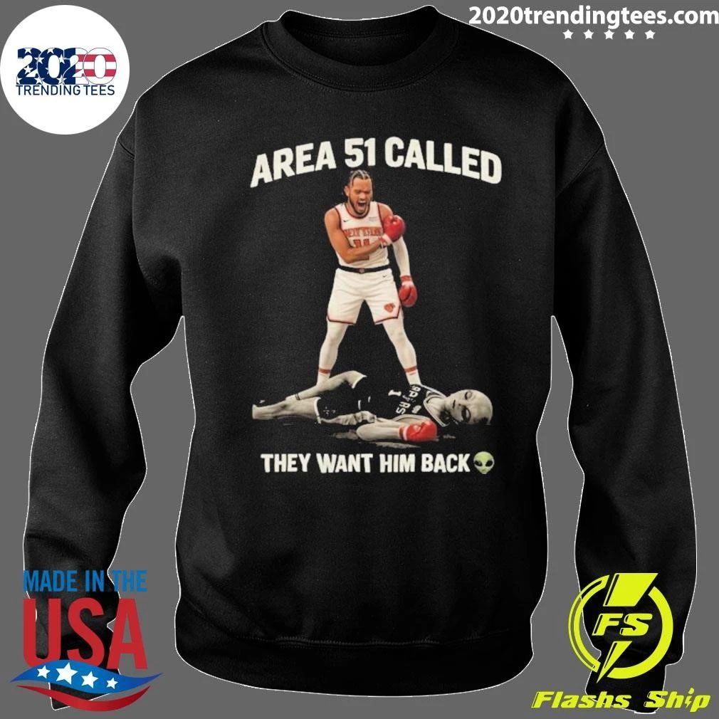 NY Knicks Area 51 Called They Want Him Back Boxing Shirt