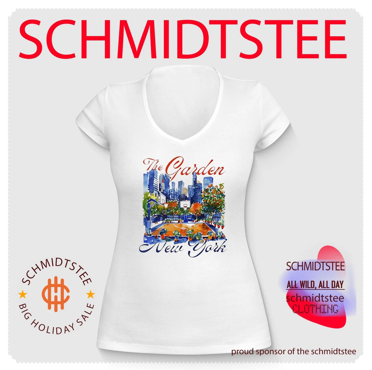 The garden New York illustration shirt