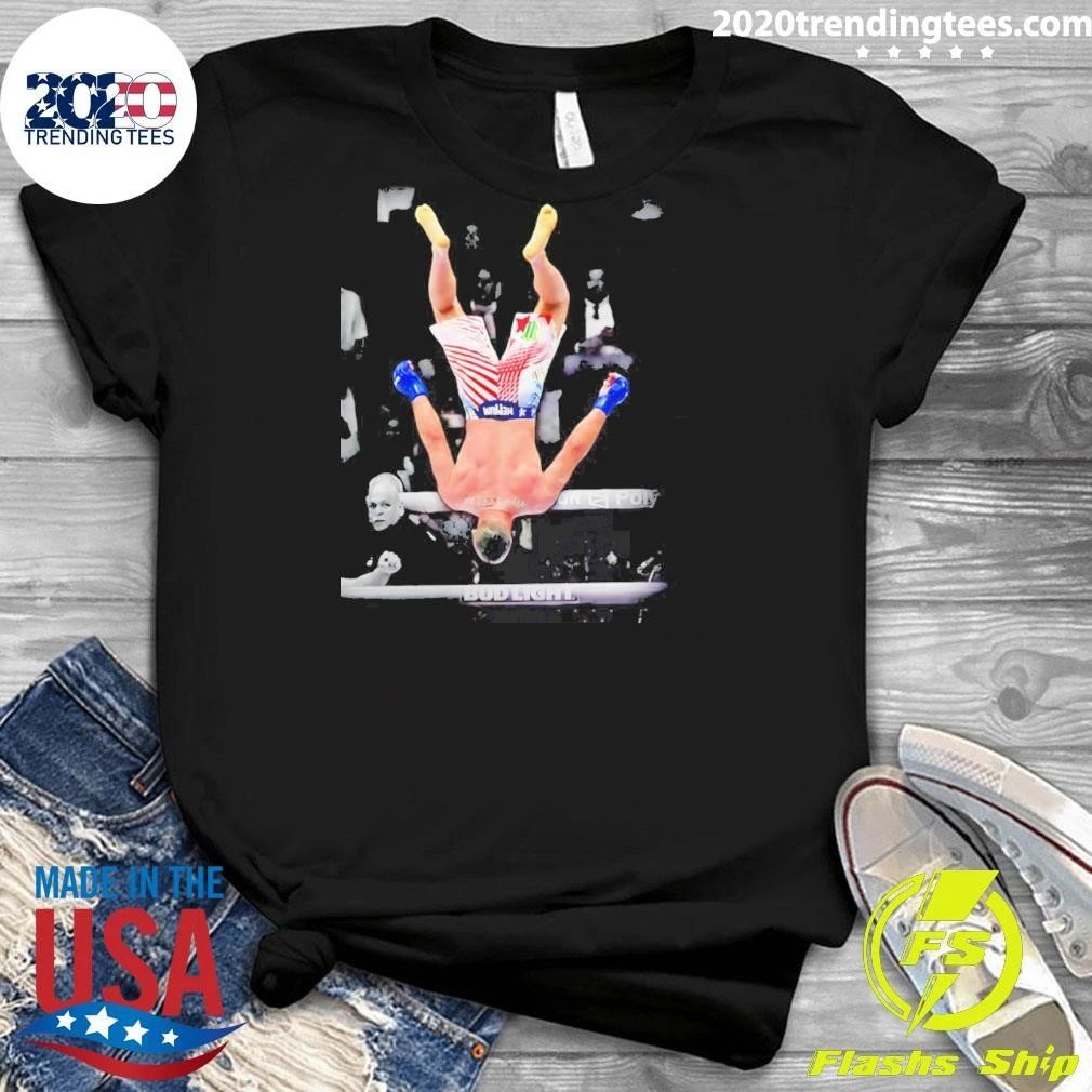 Justin Gaethje Air Backflip Celebration Ufc Shirt