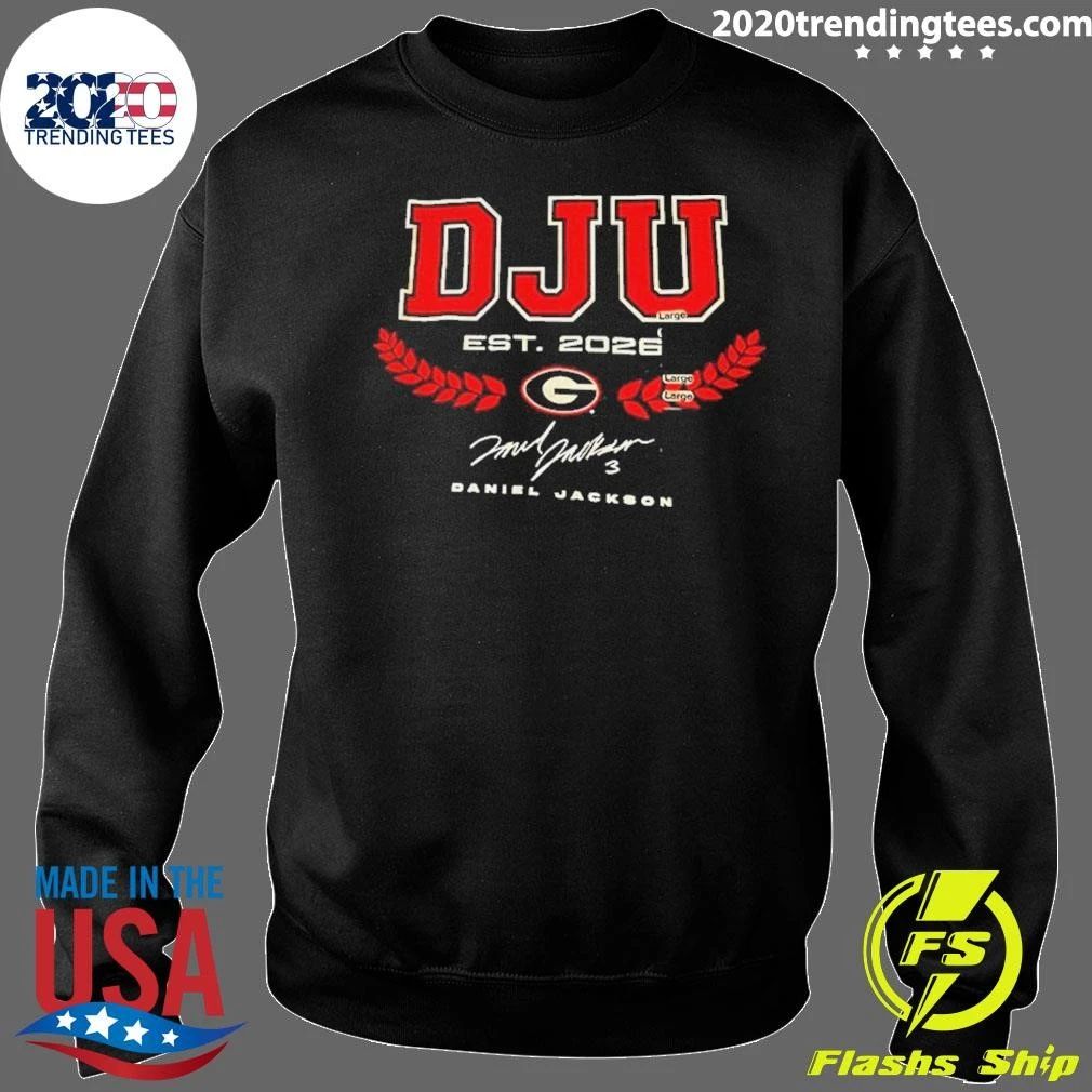 Daniel Jackson Georgia Bulldogs Baseball Dju Est 2026 Signature Shirt