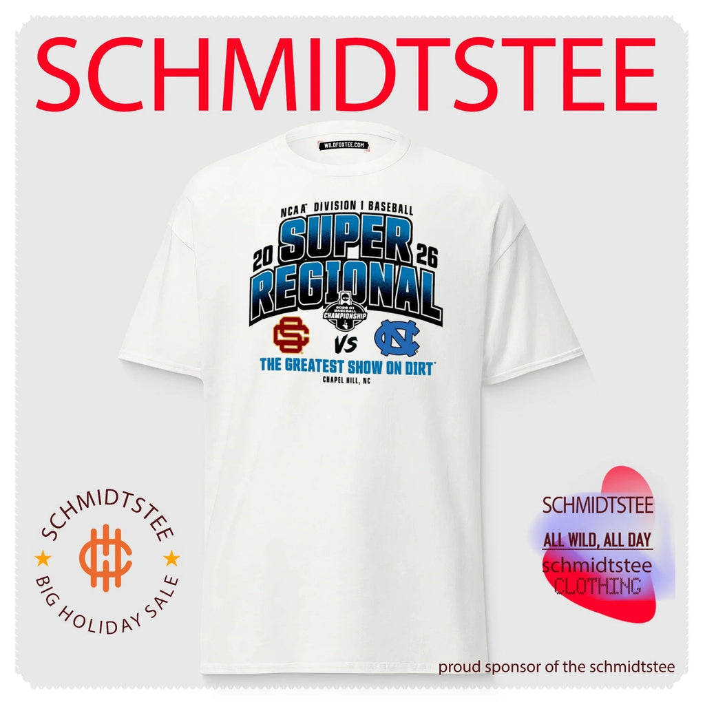 South Carolina Gamecocks vs North Carolina Tar Heels 2026 NCAA Baseball Super Regional The Greatest Show on Dirt shirt
