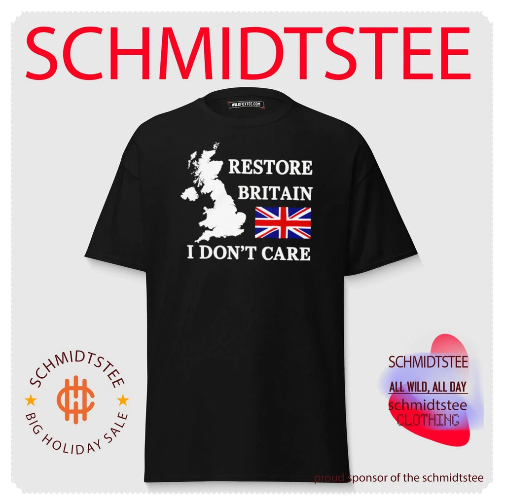 Restore Britain I Don’t Care UK Patriotic shirt