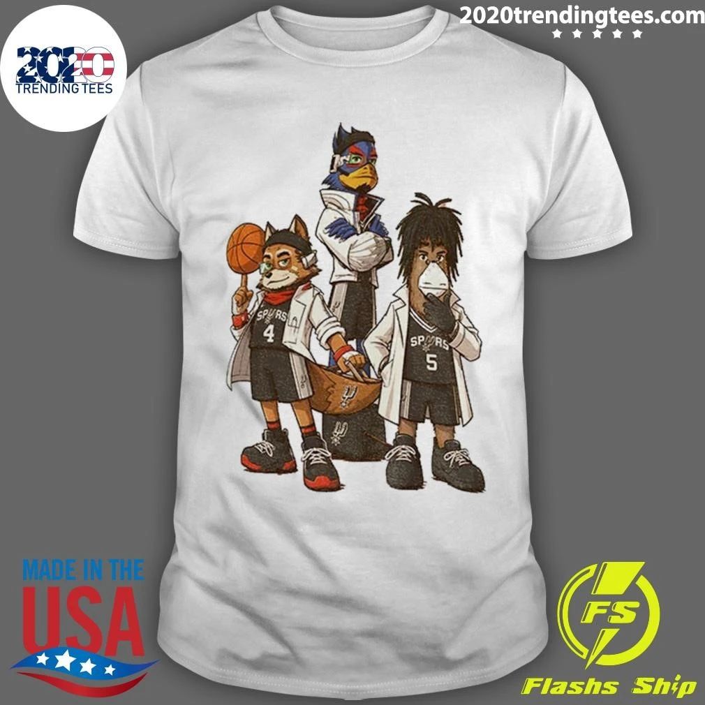 Fox Wemby And Castle San Antonio Spurs Basketball The Nba Finals 2026 Shirt
