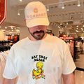 Say that again cartoon duck holding knife shirt