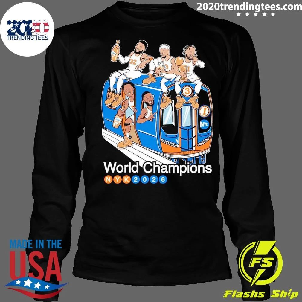 NY World Champions NYK 2026 Tee Shirt