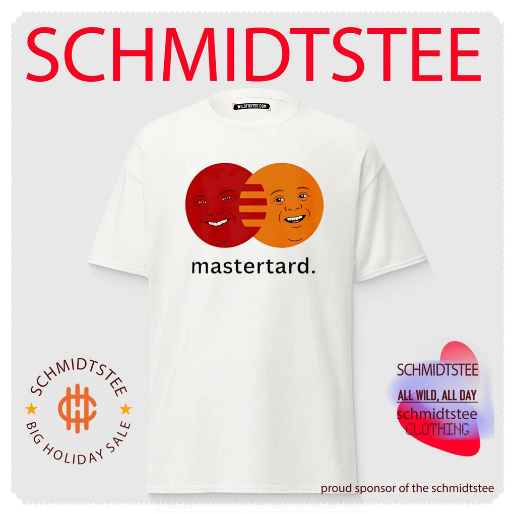 Mastertard MasterCard Down logo meme shirt