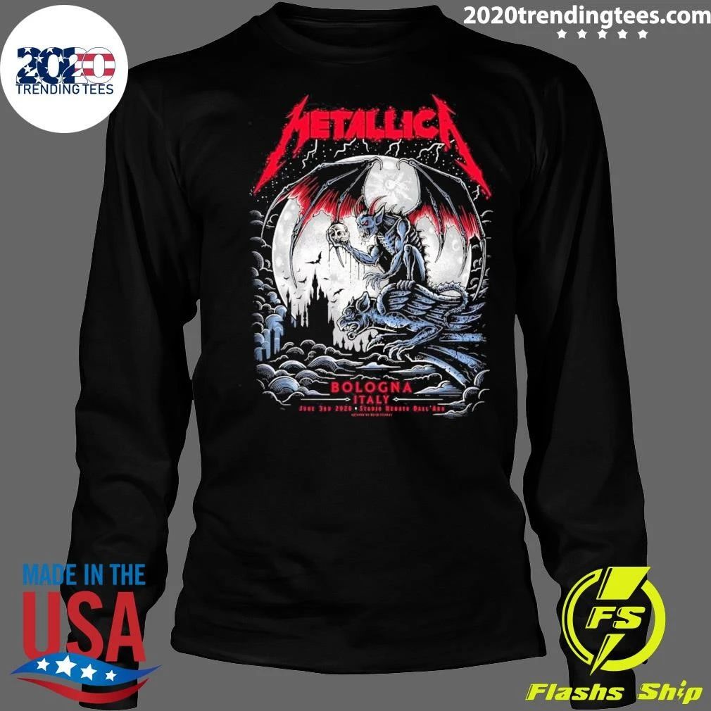 Metallica M72 World Tour Bologna June 3rd 2026 Pop-Up Shop Shirt