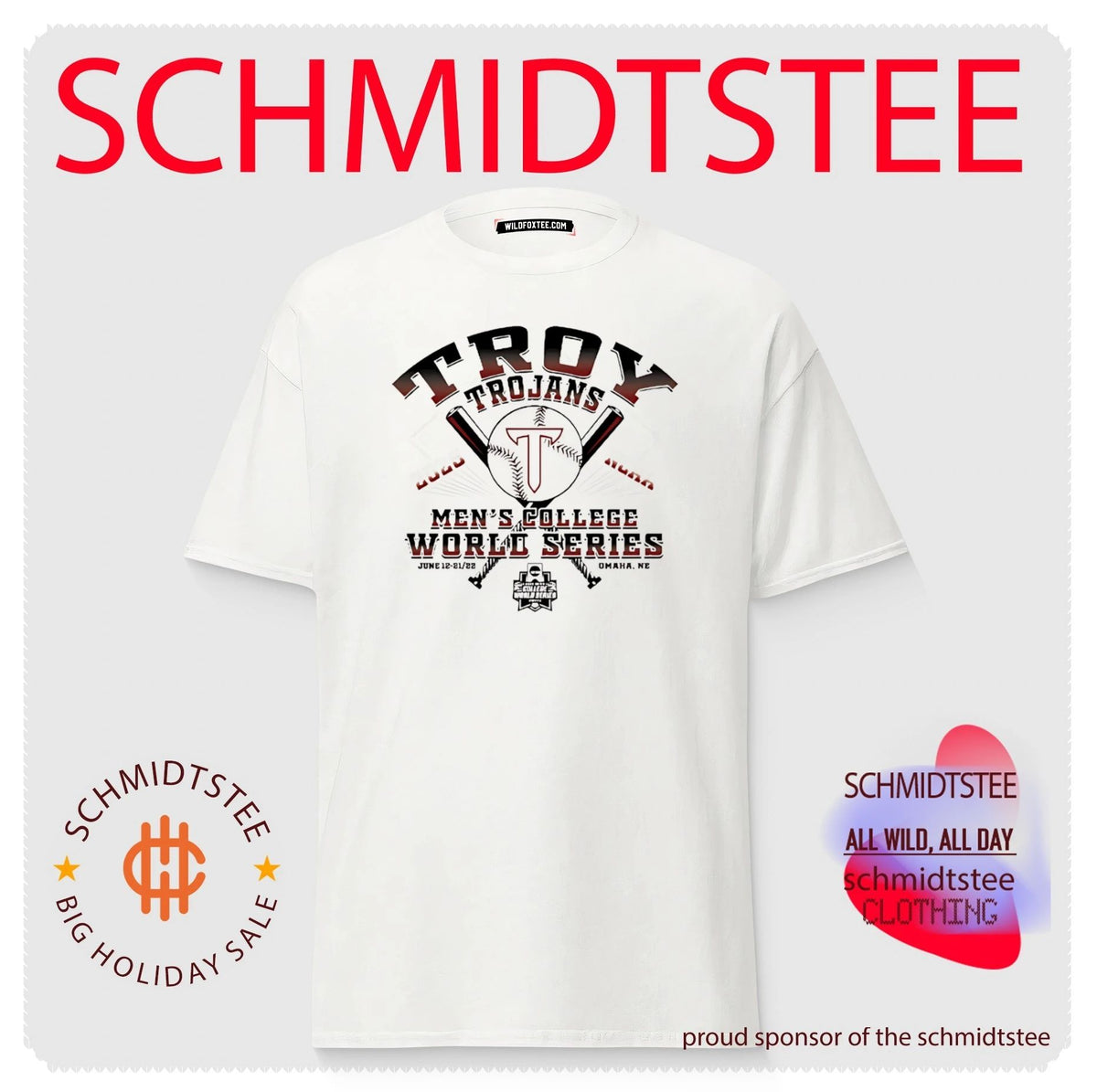 Troy Trojans 2026 Men’s College World Series classic shirt