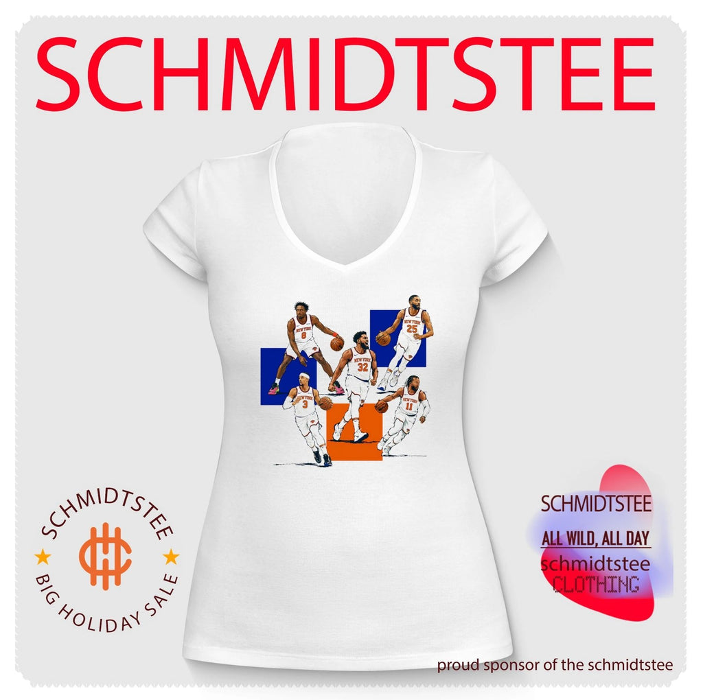 Og Anunoby Josh Hart Karl-anthony Towns Mikal Bridges And Jalen Brunson NY Knicks shirt