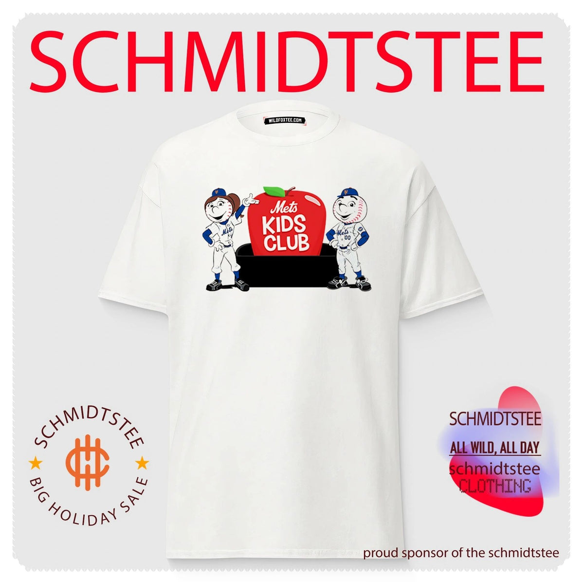 Mr and Mrs Met Kids Club New York Mets shirt
