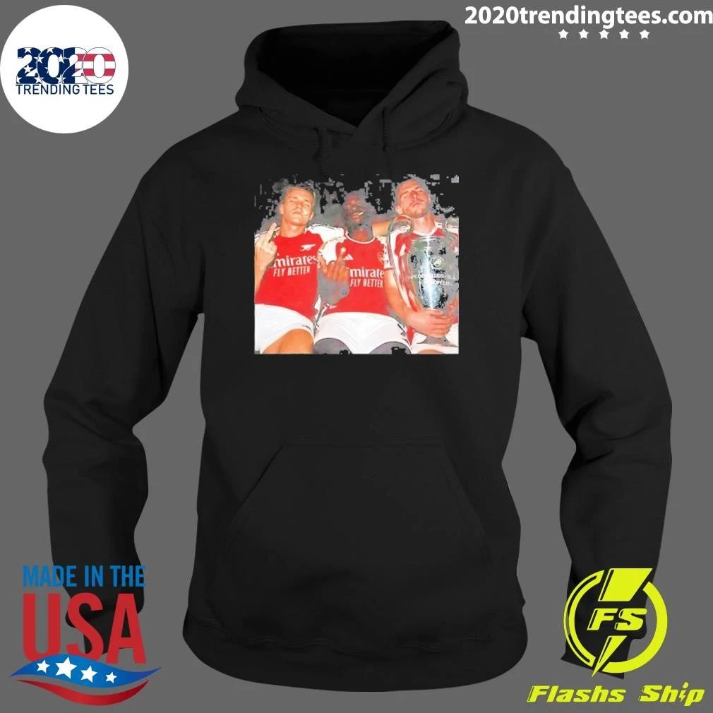 Arsenal Soccer The Middle Finger Gesture 3 Shirt