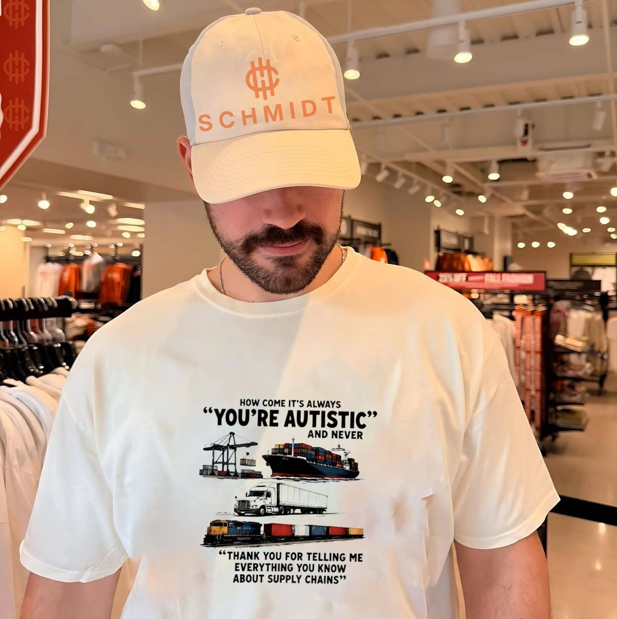 How come it’s always you-re autistic and never shirt