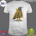 Crow with Coat Illustration Raincoat Shirt