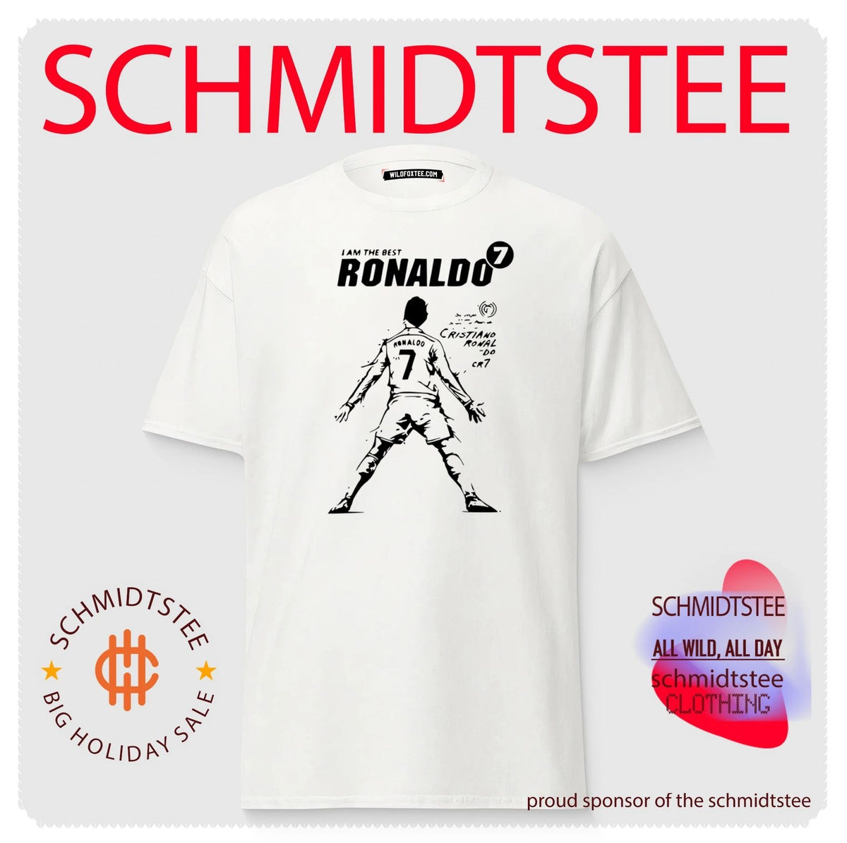 I am the best Cristiano Ronaldo player collage shirt