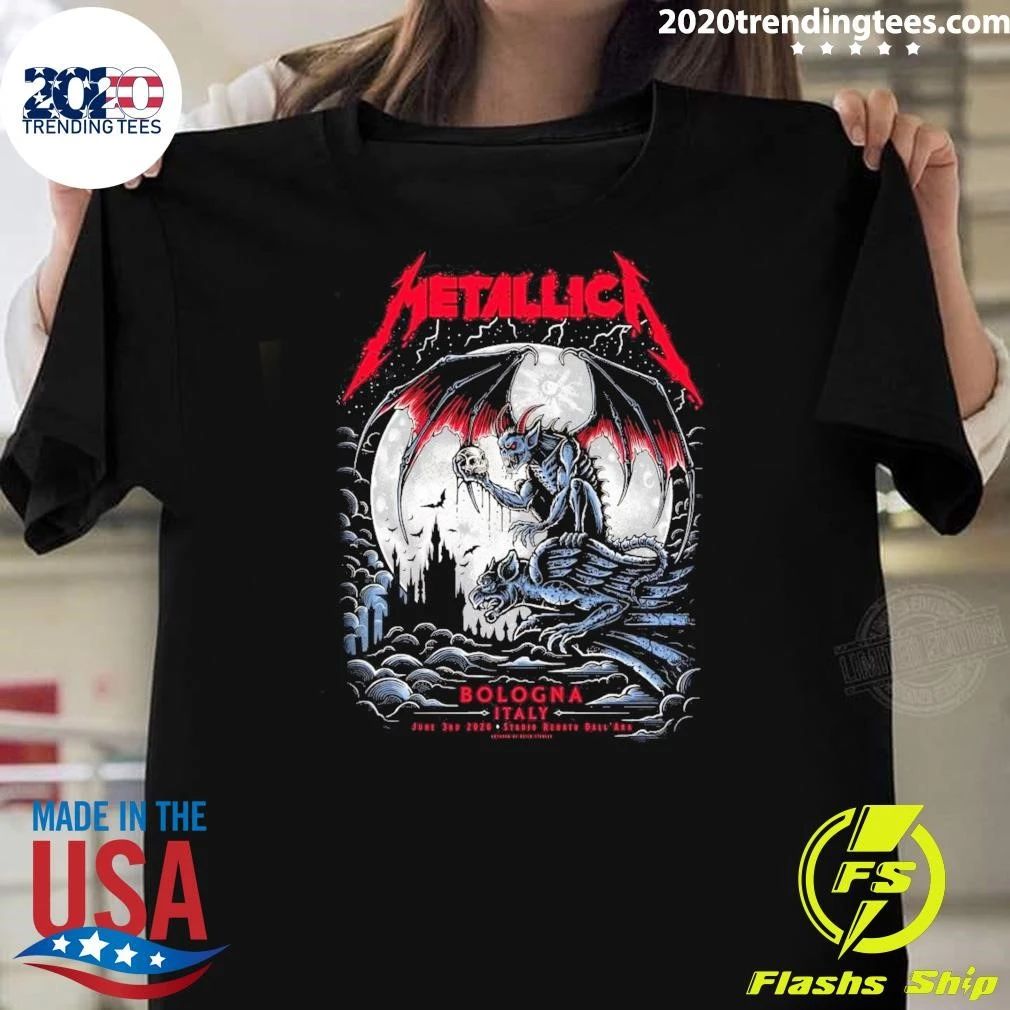 Metallica M72 World Tour Bologna June 3rd 2026 Pop-Up Shop Shirt