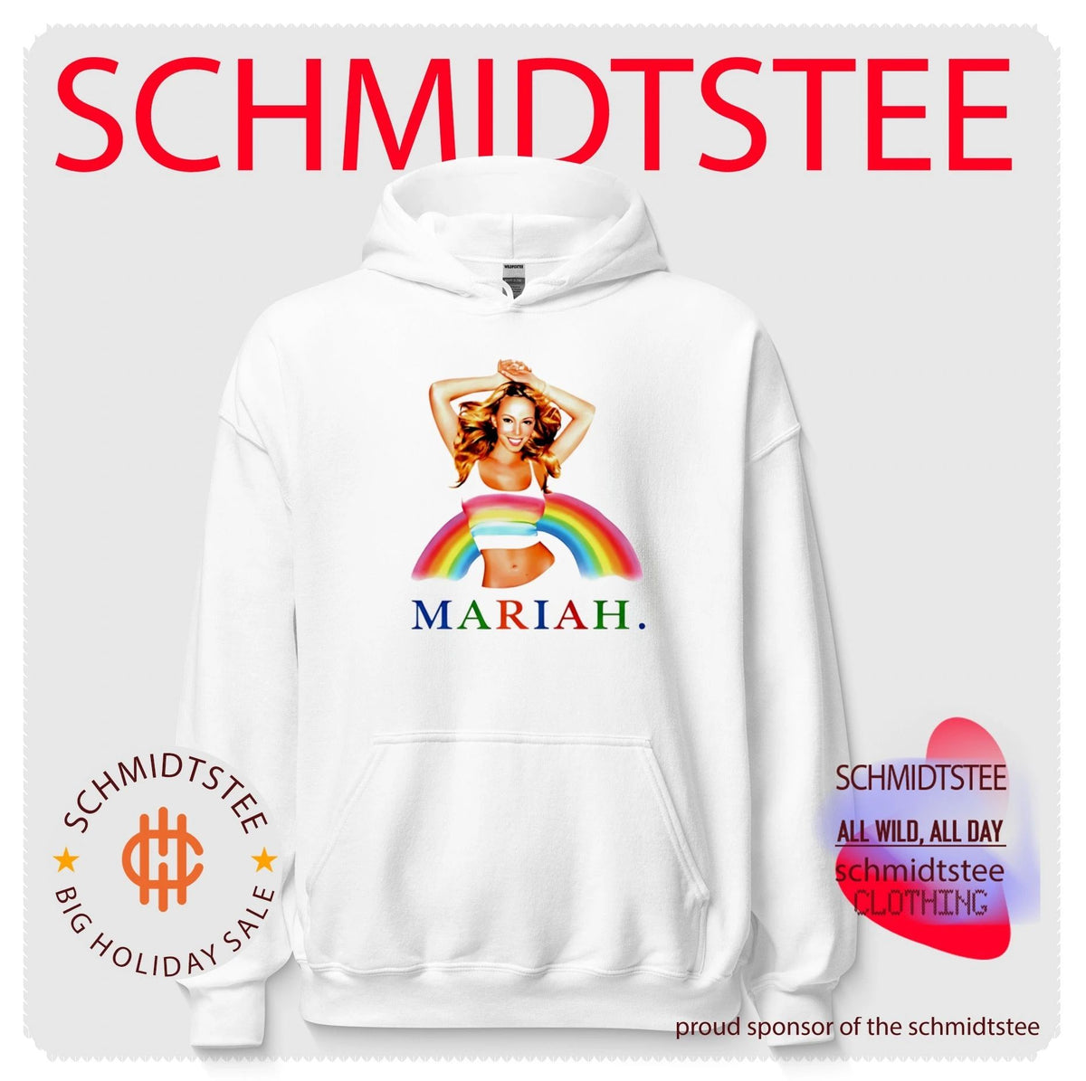 Mariah Carey Rainbow Pop Music Diva shirt
