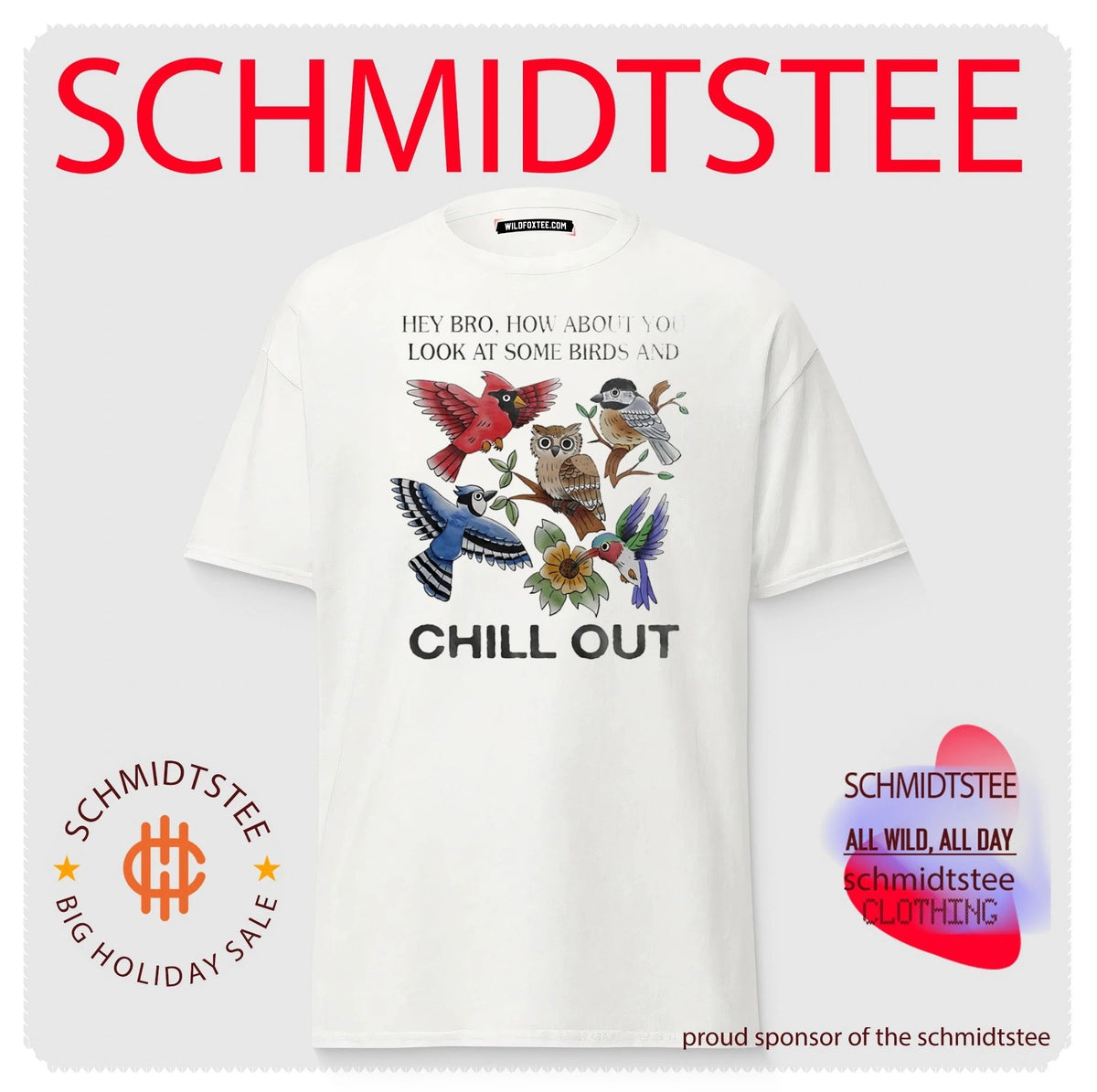 Hey Bro How About You Look at Some Birds and Chill Out shirt