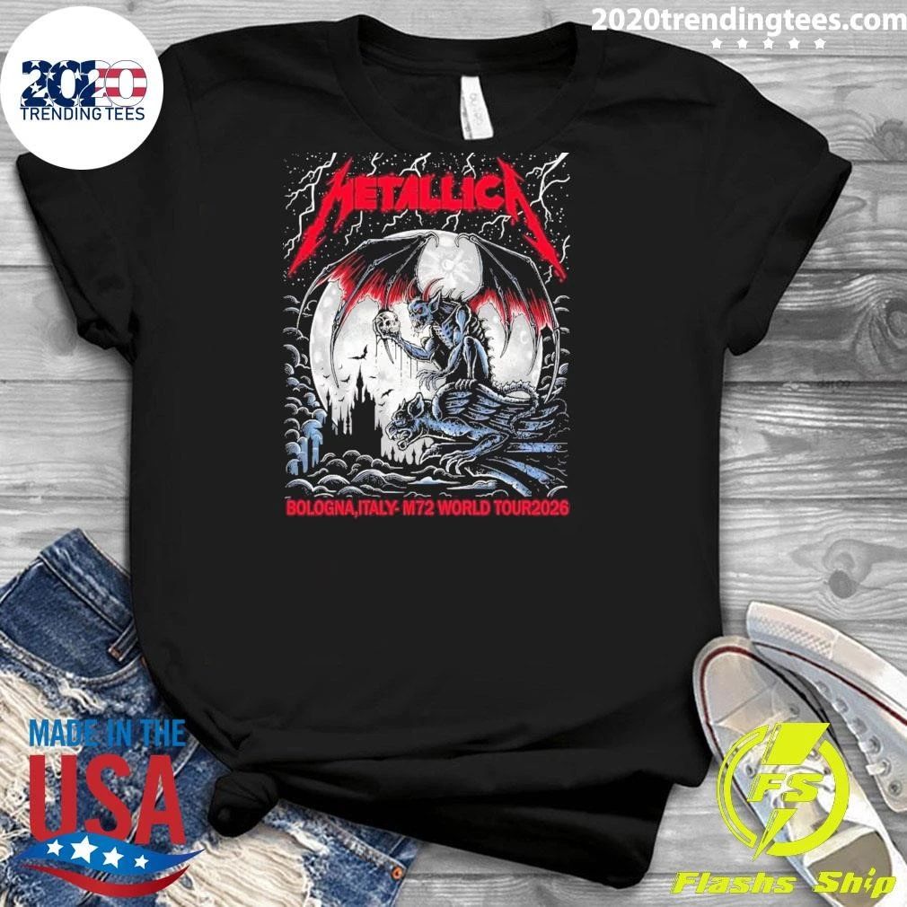 Metallica Keith Stanley Gargoyle Bologna 2026 Shirt