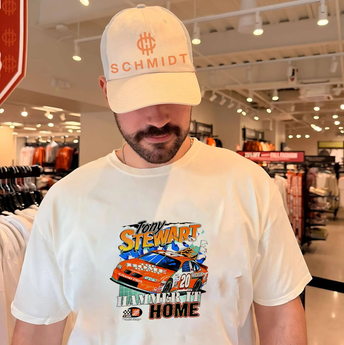 Tony Stewart Joe Gibbs Racing The Home Depot Hammer It Home shirt