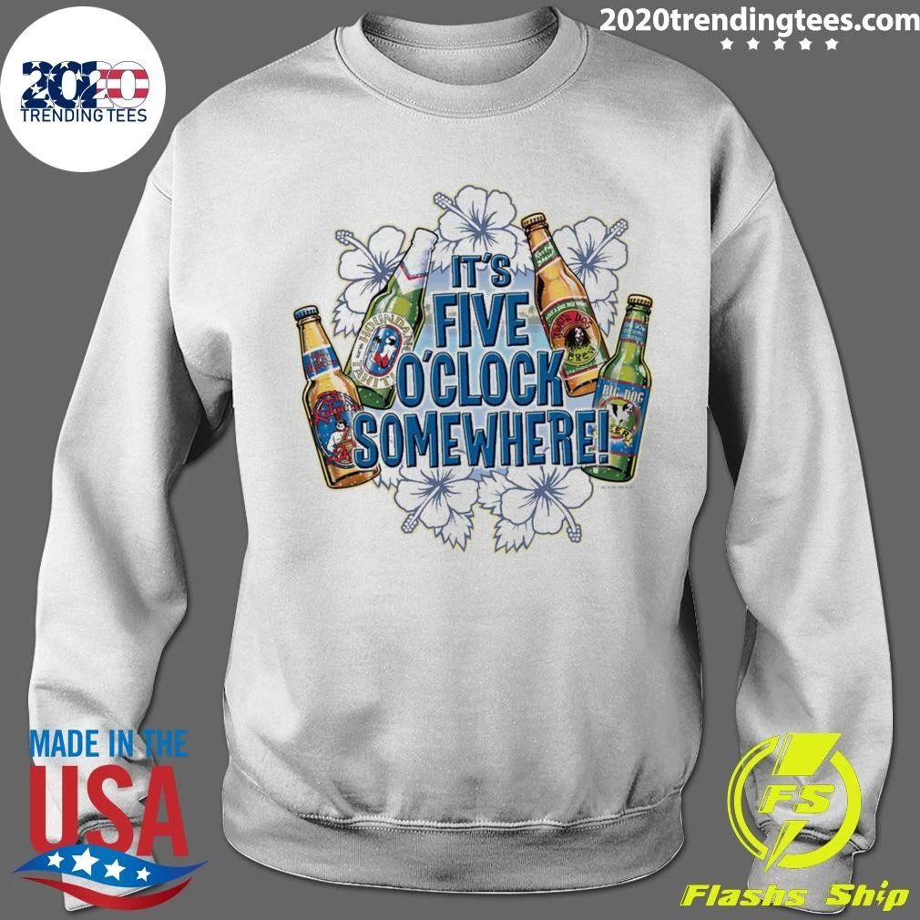 It Is Five O’Clock Somewhere Beer Drinking Shirt