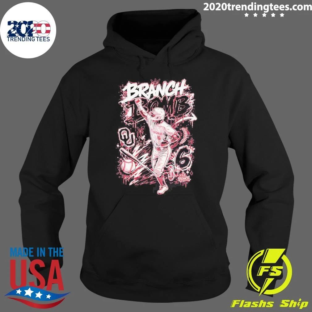 Oklahoma Baseball Kyle Branch Running Pose Shirt