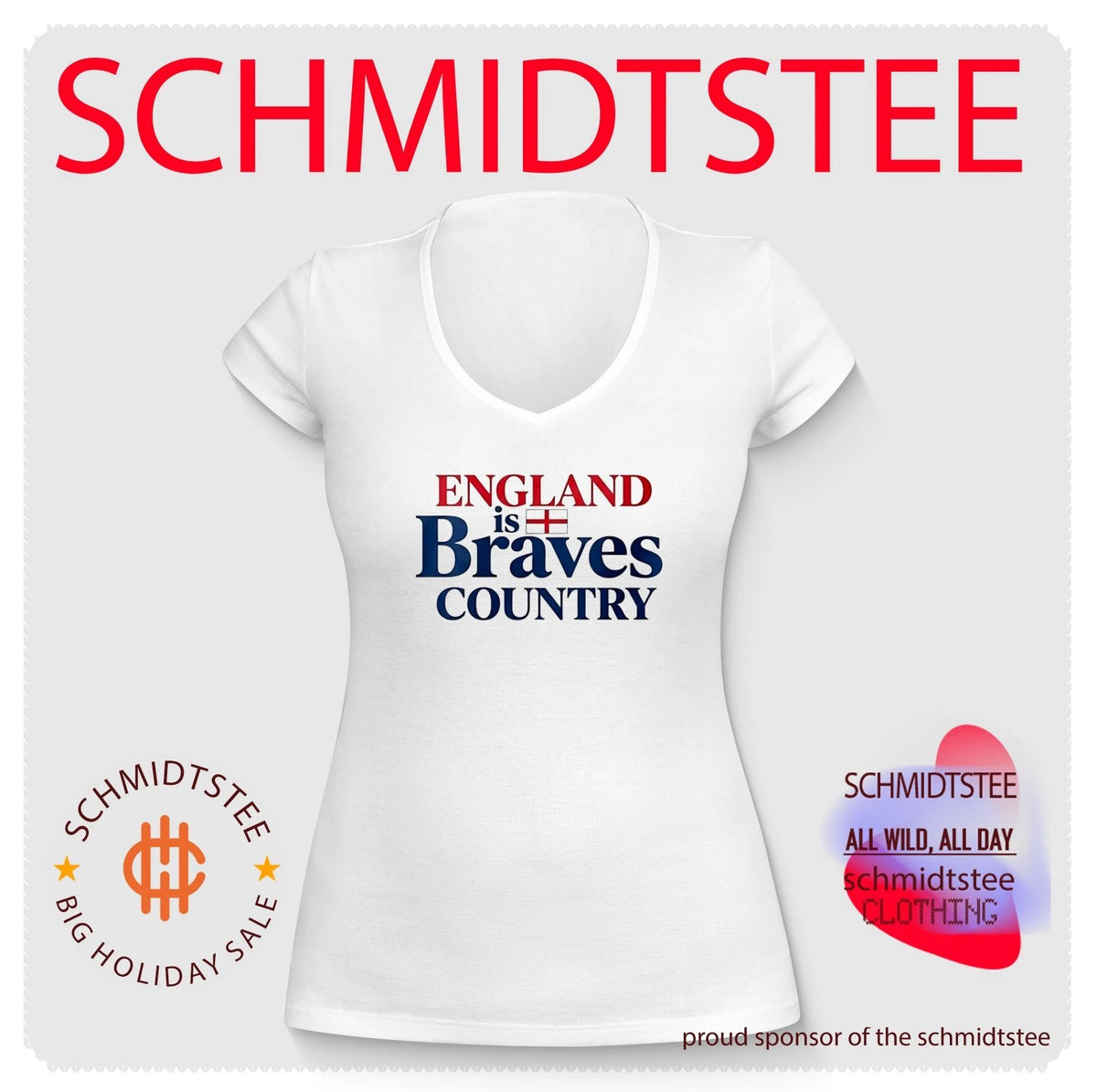 2026 England Is Braves Country Shirt
