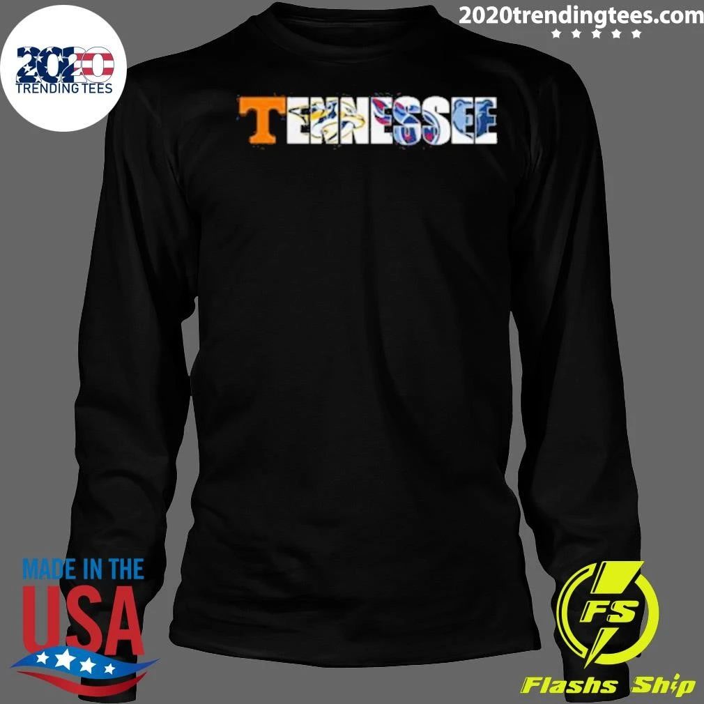 Sport Teams Tennessee Volunteer Titans Nashville Predators Shirt