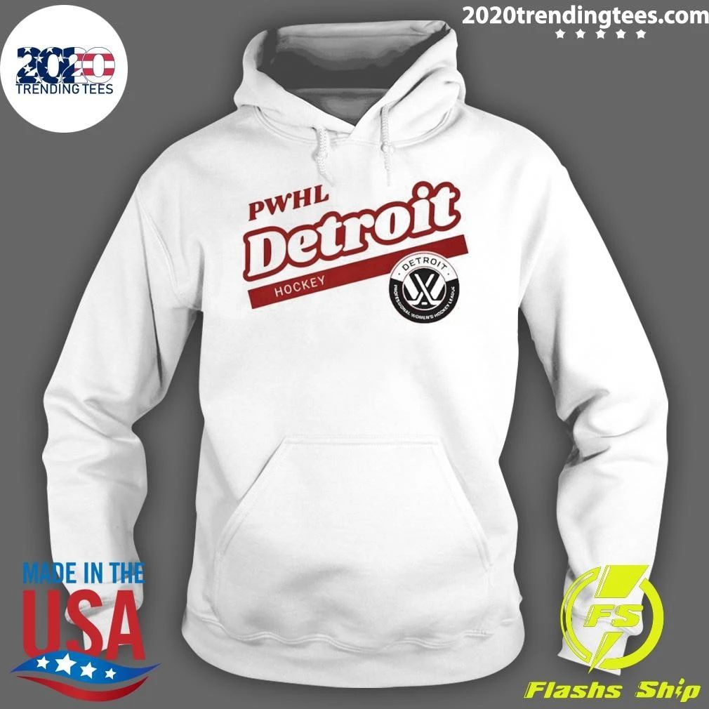 Pwhl Detroit Hockey Motor City 2026 Logo Shirt