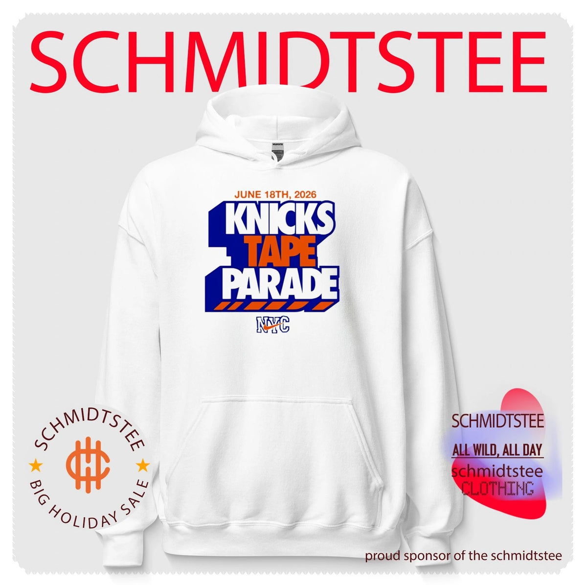 Knicks Tape Parade June 18th 2026 NYC NBA shirt