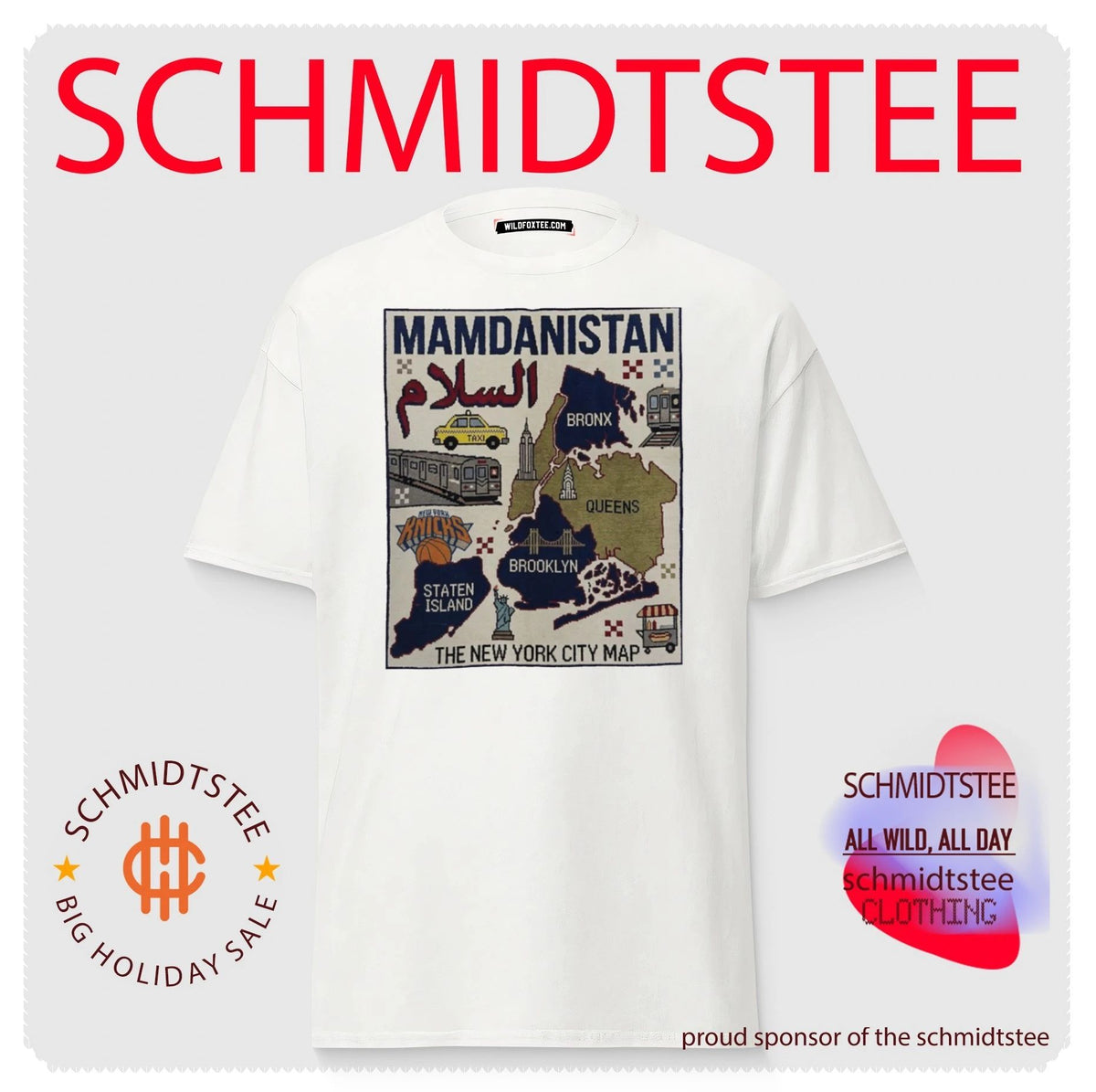 Mamdanistan The New York City Map Shirt