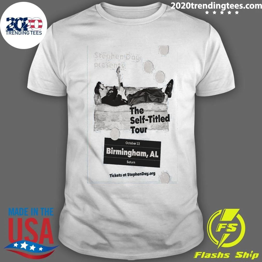 Stephen Day Presents The Self-Titled October 22, 2026 Tour Birmingham, AL Shirt