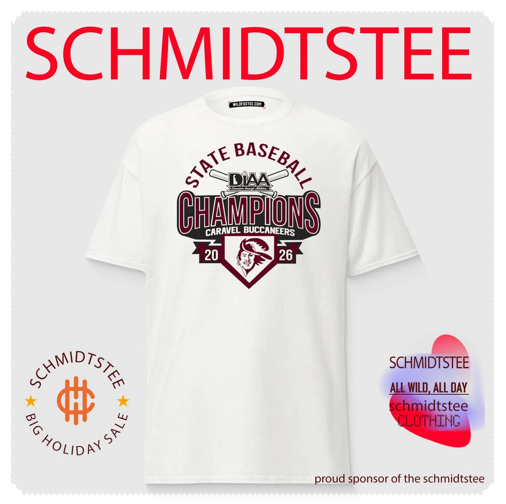 Caravel Buccaneers DIAA Baseball 2026 State Champions shirt
