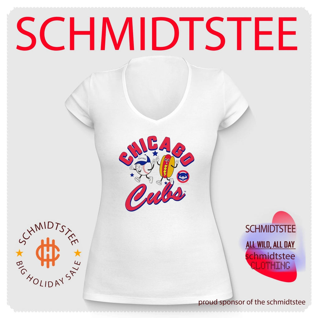 Chicago Cubs HotDog Preschool Snack cartoon shirt